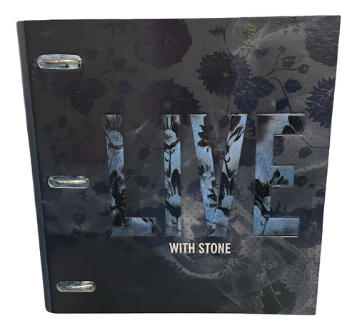 CARPETA ESCOLAR 3X40 CON RADO LIVE WITH STONE