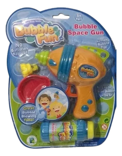 BURBUJERO BUBBLE FUN PISTOLA ESPACIAL WABRO