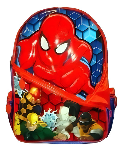 MOCHILA ESCOLAR ESPALDA 17 SPIDERMAN EL HOMBRE ARAÑA WABRO