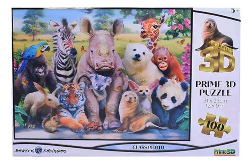 PUZZLE ROMPECABEZAS X100 SELFIE ANIMALES SALVAJES PRIME 3D - Tienda ROY ...