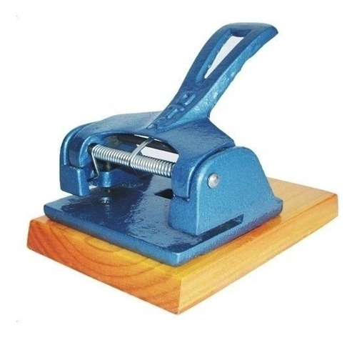 PERFORADORA BASE MADERA CON GUIA COLOR AZUL ACERO SIFAP