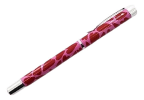 LAPICERA ROLLER ROSA CHICLE CORAZONES LAS OREIRO 14547