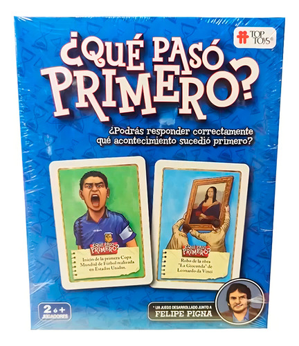 JUEGO DE MESA ¿QUÉ PASÓ PRIMERO? TOP TOYS