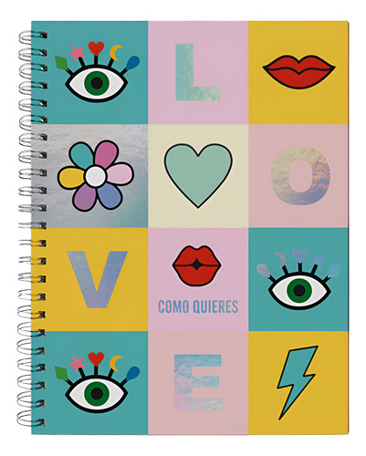 CUADERNO ESPIRAL A4 TAPA DURA 96 H RAY COMO QUIERES MOOVING