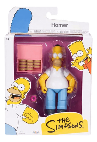 FIGURA DE ACCIÓN HOMERO SIMPSON 13CM LOS SIMPSONS JAKKS