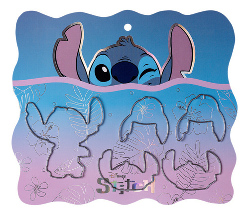 PAPER CLIPS CON FORMA STITCH MOOVING X5 COLOR PLATEADO