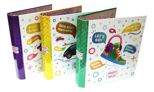 CARPETA ESCOLAR 3X40 SWEETY WALKS SERIE S19 REXON