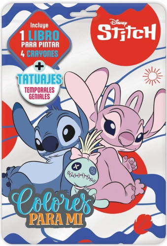 LIBRO COLORES PARA MI STITCH Y ANGEL FLOW PACK TATUAJES