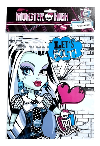 SEPARADORES DE MATERIA ESCOLAR N°3 X6 MONSTER HIGH