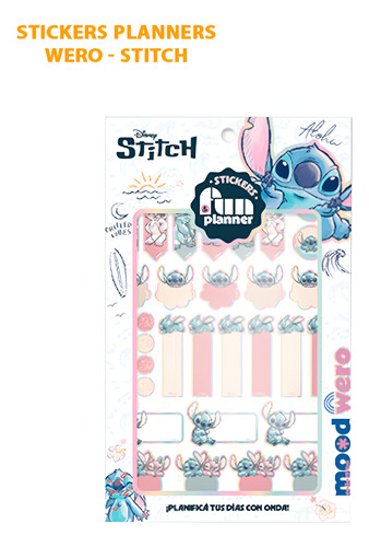 STICKERS PLANNER STITCH DISNEY WERO