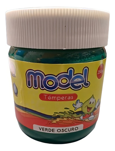 TEMPERA PINTURA MODEL POTE 250G COLOR VERDE OSCURO