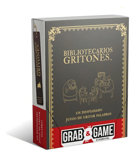 BIBLIOTECARIOS GRITONES JUEGO DE CARTAS GRAB & GAME TOP TOYS