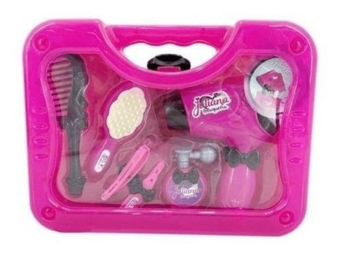 VALIJA JULIANA PELUQUERIA CON CAPITA Y PORTA ACCESORIOS