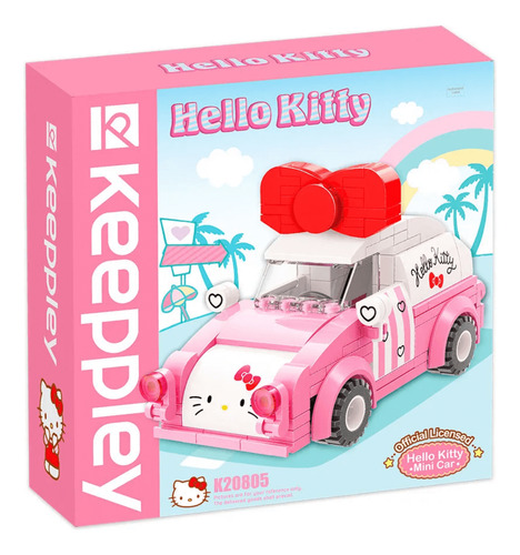 VEHÍCULO PARA ARMAR 18CM HELLO KITTY KEEPLEY SANRIO