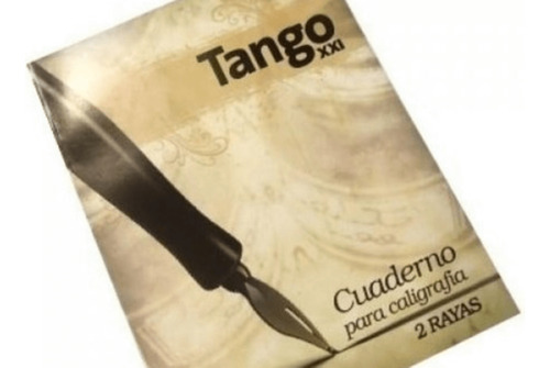 CUADERNO PARA CALIGRAFIA 2 RAYAS TANGO XXI