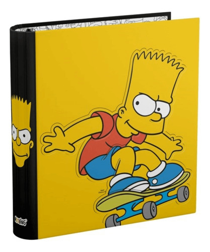 CARPETA ESCOLAR N3 3 ANILLOS 40CM THE SIMPSONS MOOVING