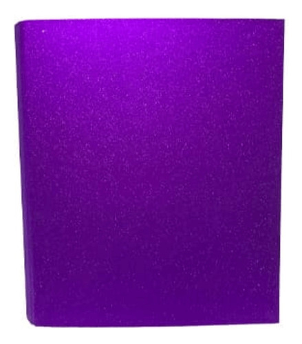 CARPETA ESCOLAR N3 3 ANILLOS 40CM SERIE A GLITTER FILM REXON