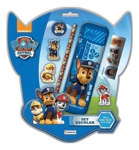 KIT ESCOLAR SET DE ARTE PAW PATROL 7 PIEZAS TAPIMOVIL