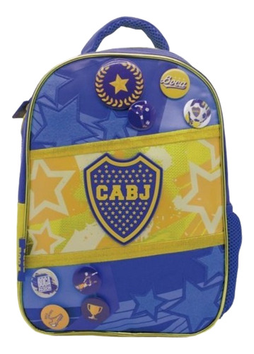 MOCHILA ESPALDA JARDIN 12 CESPED BOCA JUNIORS