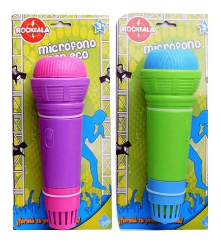MICROFONO DE JUGUETE CON ECO ROCKEALA EL DUENDE AZUL