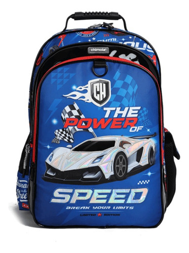 MOCHILA ESPALDA 18 PULGADAS RACING CAR CHIMOLA