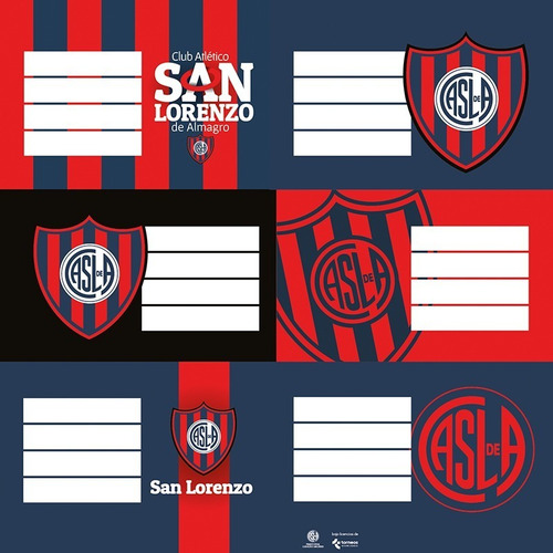 ETIQUETAS AUTOADHESIVAS SAN LORENZO MOOVING RECTANGULARES