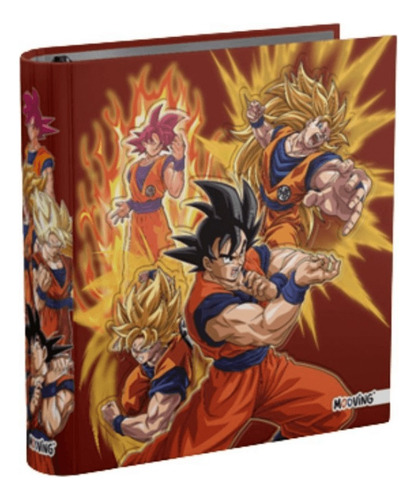 CARPETA ESCOLAR N3 3 ANILLOS 40CM DRAGON BALL Z MOOVING