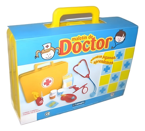 JUEGO SET DE DOCTOR DE JUGUETE MALETIN Y 15 PIEZAS LIONELS