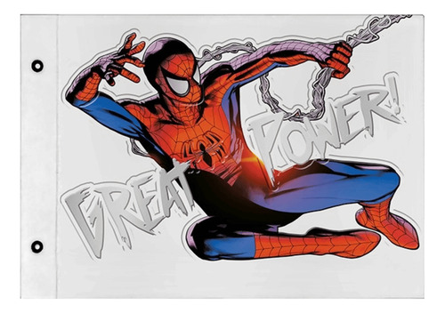 CARPETA ESCOLAR N5 DIBUJO SPIDERMAN MOOVING