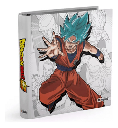 CARPETA ESCOLAR N3 3 ANILLOS 40CM DRAGON BALL Z MOOVING
