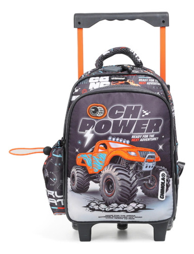 MOCHILA ESCOLAR CARRO 14 TRUCK CHIMOLA