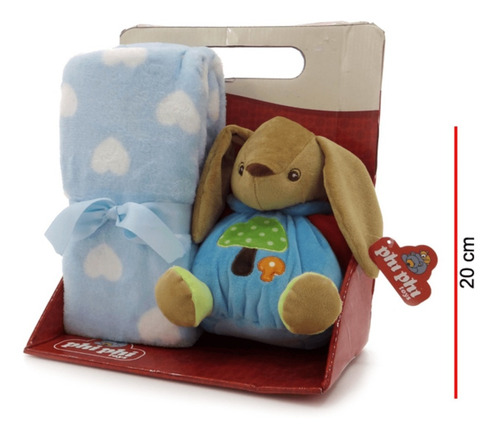 PELUCHE BEBE CONEJO CELESTE PHI PHI TOYS