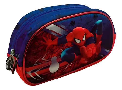 CARTUCHERA CANOPLA 2 CIERRES SPIDERMAN HA031