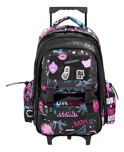 MOCHILA ESCOLAR CUSTOM CARRO 18 PUNK CHIMOLA