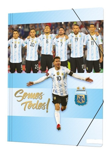 CARPETA OFICIO 3 SOLAPAS AFA SELECCIÓN ARGENTINA MOOVING
