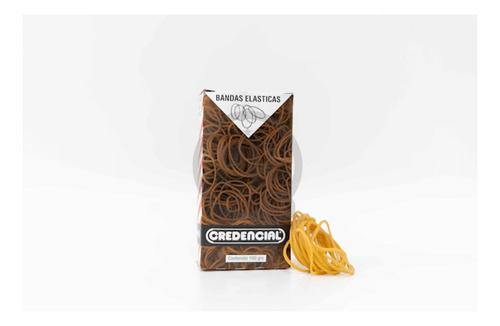 BANDAS ELASTICAS CREDENCIAL CAJA X 100GR. 100% LATEX