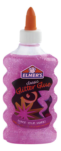 PEGAMENTO LIQUIDO BRILLANTE GLITTER ROSA 177ML ELMERS