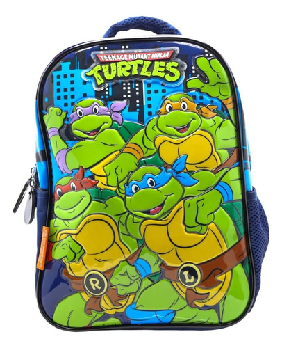MOCHILA JARDIN 12 TORTUGAS NINJA CITY CRESKO