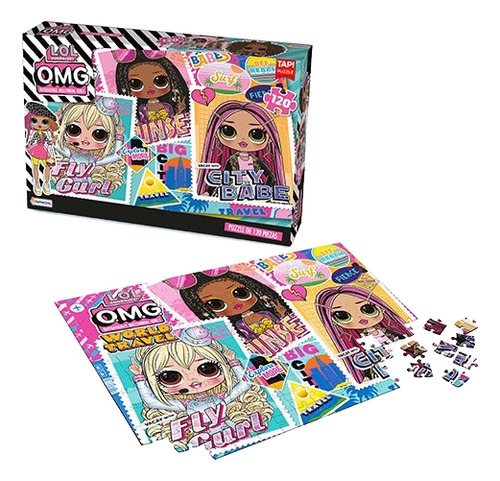 ROMPECABEZAS PUZZLE OMG LOL 120 PIEZAS TAPIMOVIL