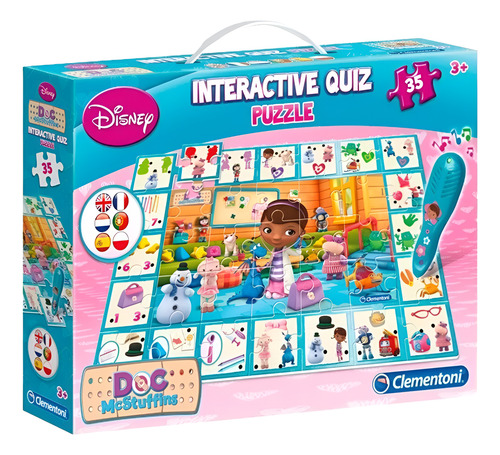 PUZZLE INTERACTIVO DOCTORA JUGUETE DISNEY CLEMENTONI