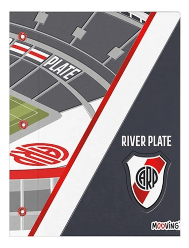 CARPETA ESCOLAR NRO 3 DOS TAPAS RIVER PLATE MOOVING