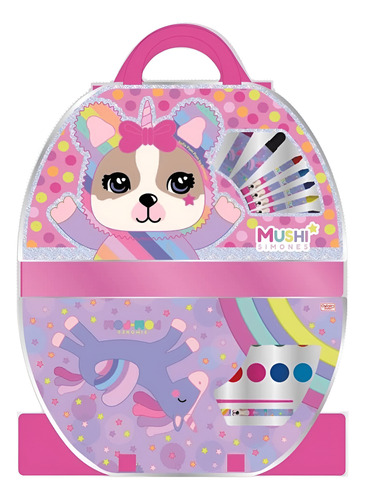 KIT ESCOLAR SET DE ARTE MUSHI SIMONES 50 PIEZAS