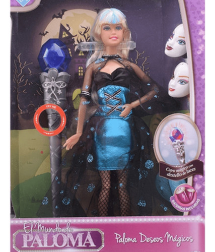 MUÑECA PALOMA DESEOS MAGICOS EL MUNDO DE PALOMA