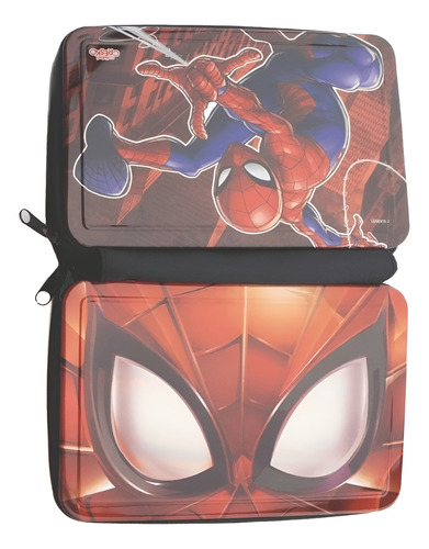 CARTUCHERA CANOPLA 2 PISOS SPIDERMAN HA055