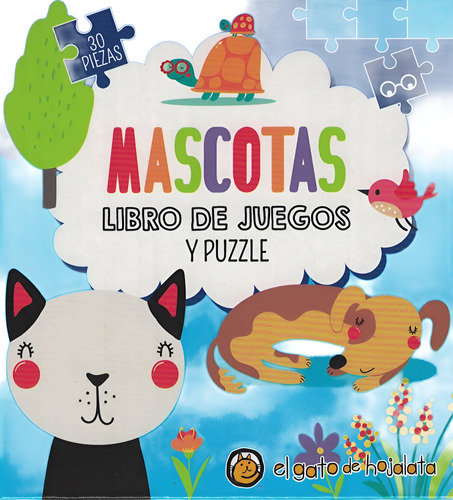 LIBRO DE JUEGOS Y PUZZLE MASCOTAS LEO Y JUEGO GUADAL