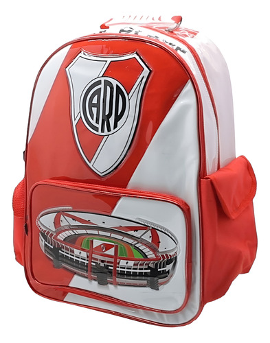 MOCHILA ESPALDA 18 RIVER PLATE ESCUDO MONUMENTAL RI086