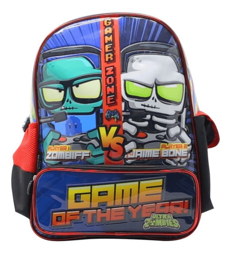 MOCHILA ESPALDA 18 ZOMBIE INFECTION GAMER ZONE NIÑOS