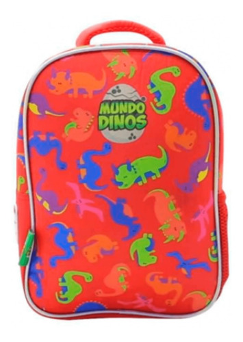 MOCHILA ESPALDA JARDIN 12 MUNDO DINOS DI076