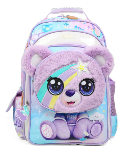 MOCHILA ESCOLAR ESPALDA 18 BEAR CHIMOLA