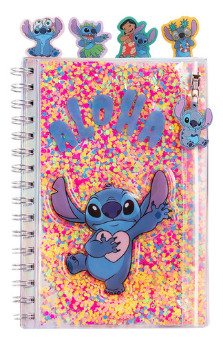 CUADERNO STITCH CON SEPARADORES MOOVING STICKERS FOLIO